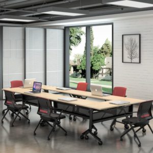 MALCO PLUS LS-4-6A Flip-top Meeting Table