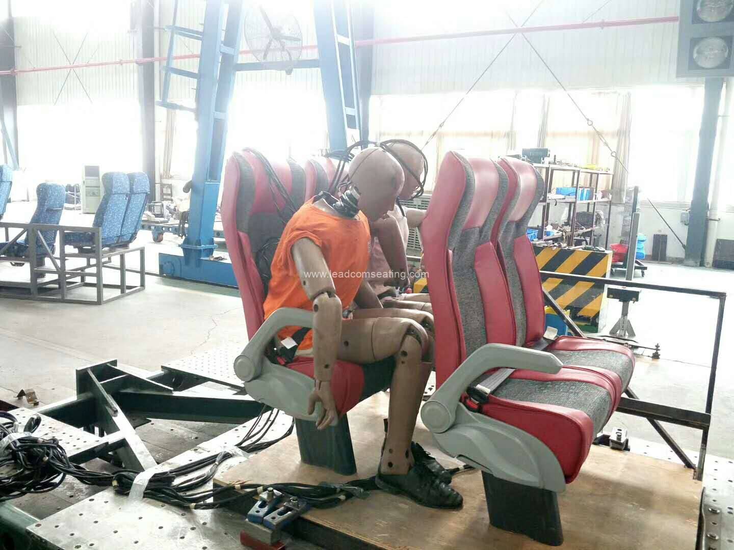 Leadcom seating passenger seat dynamic test