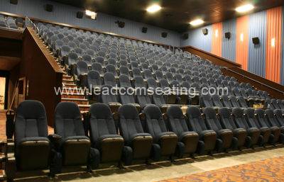 leadcom cinema seating installation GATE WAY CINEMA