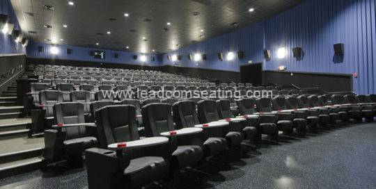leadcom cinema seating installation STUDIO MOVIE GRILL