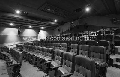 leadcom cinema seating installation WHAKAMAX CINEMAS