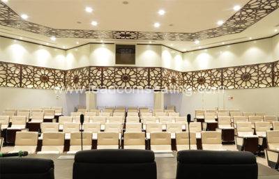 leadcom seating auditorium seating installation Military Industry Corporation