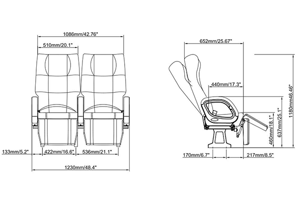 leadcom seating ck32h